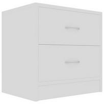 Naktinis staliukas VLX Bedside Cabinet 801035, baltas, 30x40x40 cm