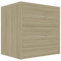 Naktinis staliukas VLX Bedside Cabinet 801041, ąžuolo, 30x40x40 cm