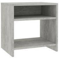 Naktinis staliukas VLX Bedside Cabinet 800017, pilkas, 30x40x40 cm