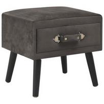 Naktinis staliukas VLX Bedside Cabinet 247542, pilkas, 35x40x40 cm