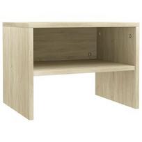 Naktinis staliukas VLX Chipboard 800069, ąžuolo, 30x40x30 cm