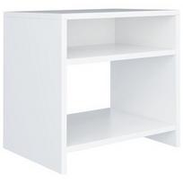 Naktinis staliukas VLX 800009, baltas, 40x30x40 cm