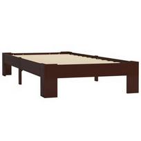 Lova VLX Minimalism Pine, ruda, 213x95 cm, su grotelėmis