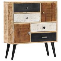 Komoda VLX Solid Mango Wood, įvairių spalvų, 70x30x78 cm