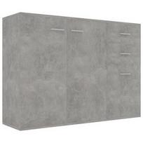 Komoda VLX Chipboard 800697, pilka, 30x105x75 cm