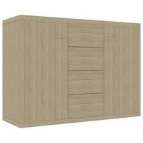 Komoda VLX Chipboard 800687, ąžuolo, 30x88x65 cm