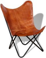 Fotelis VLX Vintage 243728, rudas, 740 cm x 660 cm x 900 cm
