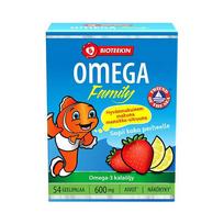 Žuvų taukai OMEGA FAMILY 600 mg. Maisto papildas