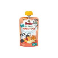 Persikų, abrikosų, bananų ir speltų tyrelė PANDA PEACH, kūdikiams nuo 8 mėn., biodinaminė