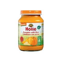 Holle Moliūgų ir ryžių tyrelė kūdikiams nuo 4 mėn., biodinaminė